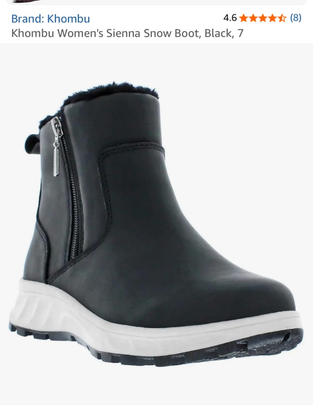 Khombu Women's Sienna Snow Boots size 10
